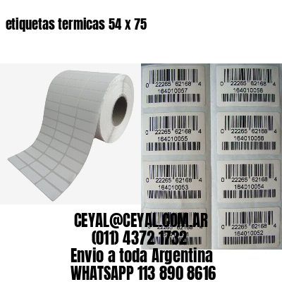 etiquetas termicas 54 x 75