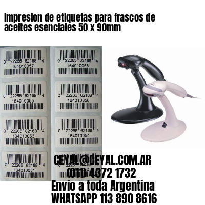 impresion de etiquetas para frascos de aceites esenciales 50 x 90mm