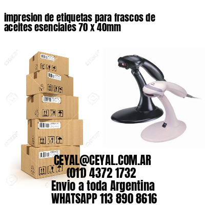 impresion de etiquetas para frascos de aceites esenciales 70 x 40mm