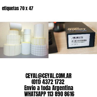 etiquetas 70 x 47