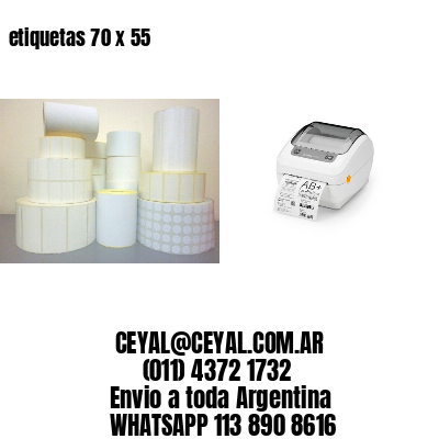 etiquetas 70 x 55