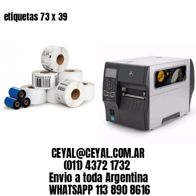 etiquetas 73 x 39