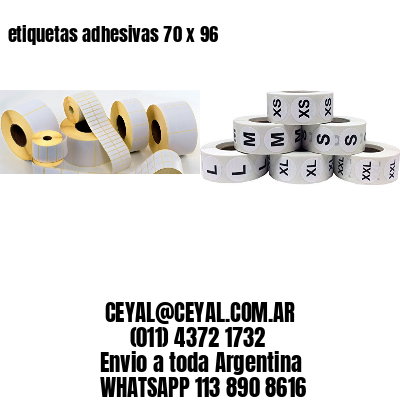 etiquetas adhesivas 70 x 96