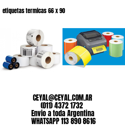 etiquetas termicas 66 x 90