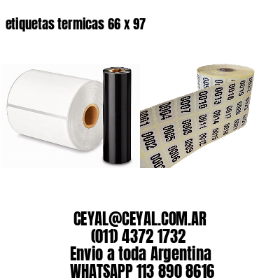 etiquetas termicas 66 x 97