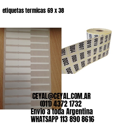 etiquetas termicas 69 x 38