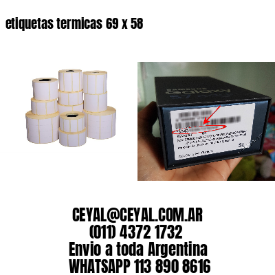 etiquetas termicas 69 x 58