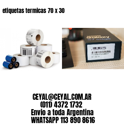 etiquetas termicas 70 x 30