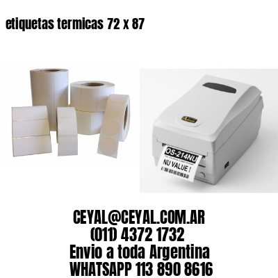 etiquetas termicas 72 x 87