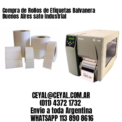 Compra de Rollos de Etiquetas Balvanera  Buenos Aires sato industrial