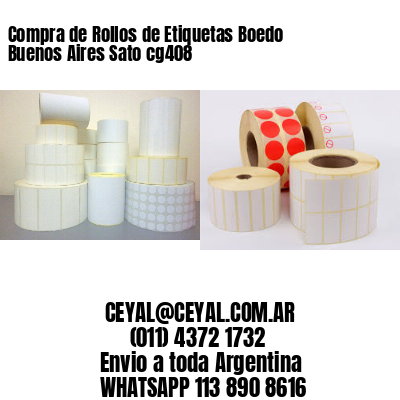 Compra de Rollos de Etiquetas Boedo  Buenos Aires Sato cg408