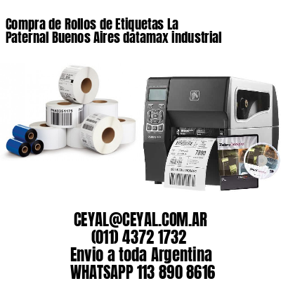 Compra de Rollos de Etiquetas La Paternal Buenos Aires datamax industrial