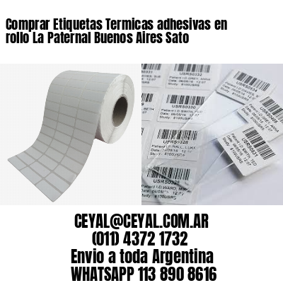 Comprar Etiquetas Termicas adhesivas en rollo La Paternal Buenos Aires Sato