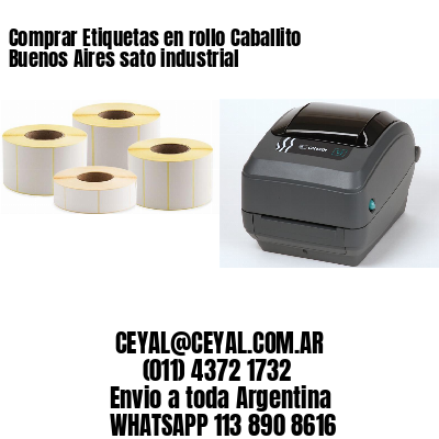 Comprar Etiquetas en rollo Caballito Buenos Aires sato industrial