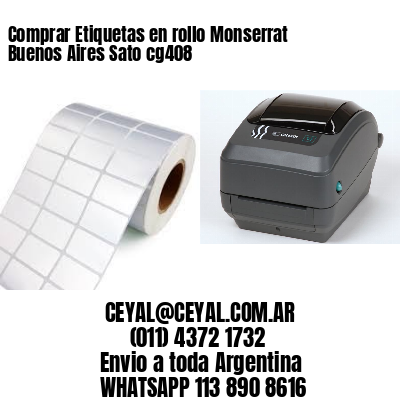 Comprar Etiquetas en rollo Monserrat  Buenos Aires Sato cg408
