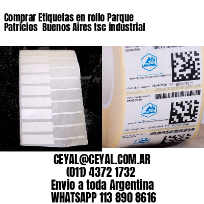 Comprar Etiquetas en rollo Parque Patricios  Buenos Aires tsc industrial