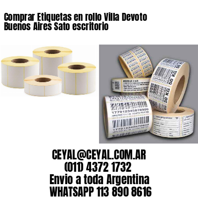 Comprar Etiquetas en rollo Villa Devoto  Buenos Aires Sato escritorio