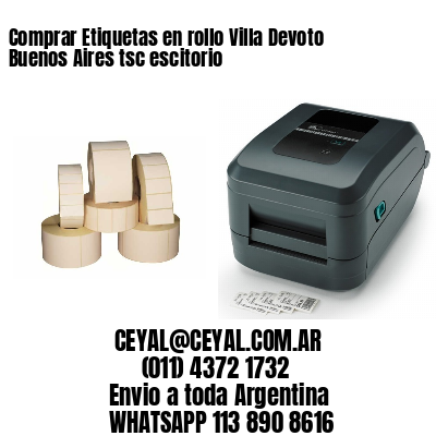 Comprar Etiquetas en rollo Villa Devoto  Buenos Aires tsc escitorio