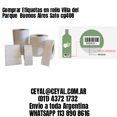 Comprar Etiquetas en rollo Villa del Parque  Buenos Aires Sato cg408