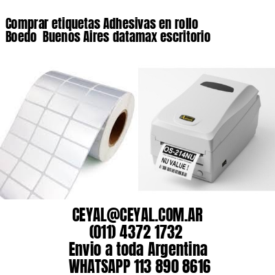 Comprar etiquetas Adhesivas en rollo Boedo  Buenos Aires datamax escritorio