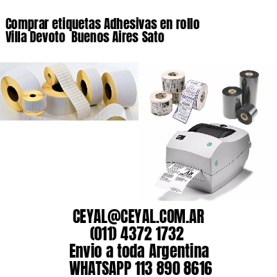 Comprar etiquetas Adhesivas en rollo Villa Devoto  Buenos Aires Sato