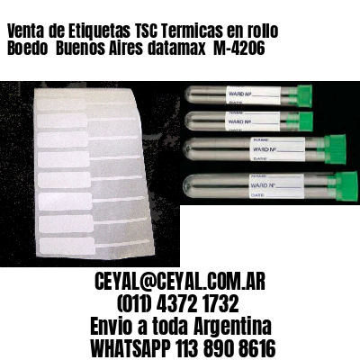 Venta de Etiquetas TSC Termicas en rollo Boedo  Buenos Aires datamax  M-4206