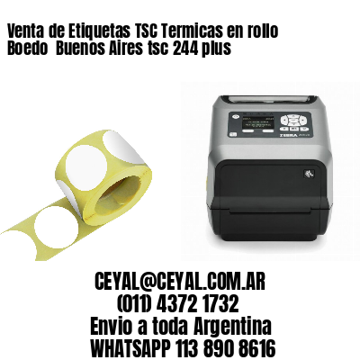 Venta de Etiquetas TSC Termicas en rollo Boedo  Buenos Aires tsc 244 plus