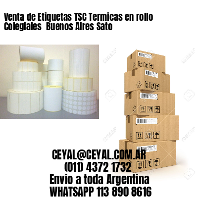 Venta de Etiquetas TSC Termicas en rollo Colegiales  Buenos Aires Sato