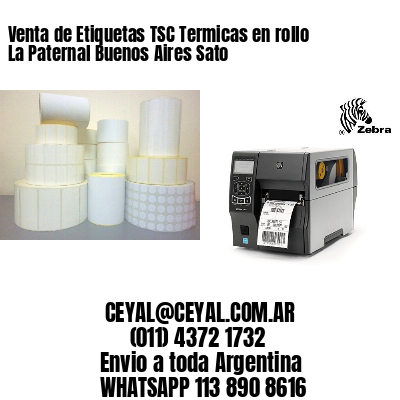 Venta de Etiquetas TSC Termicas en rollo La Paternal Buenos Aires Sato