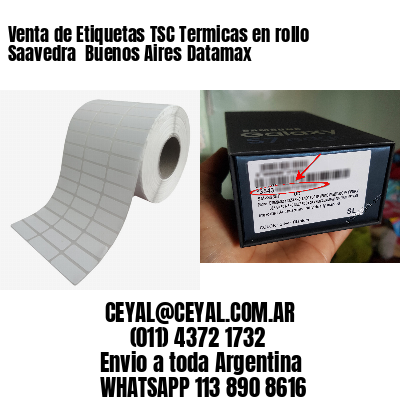 Venta de Etiquetas TSC Termicas en rollo Saavedra  Buenos Aires Datamax