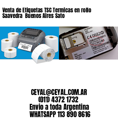 Venta de Etiquetas TSC Termicas en rollo Saavedra  Buenos Aires Sato