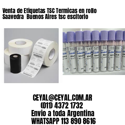 Venta de Etiquetas TSC Termicas en rollo Saavedra  Buenos Aires tsc escitorio
