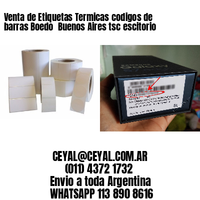 Venta de Etiquetas Termicas codigos de barras Boedo  Buenos Aires tsc escitorio