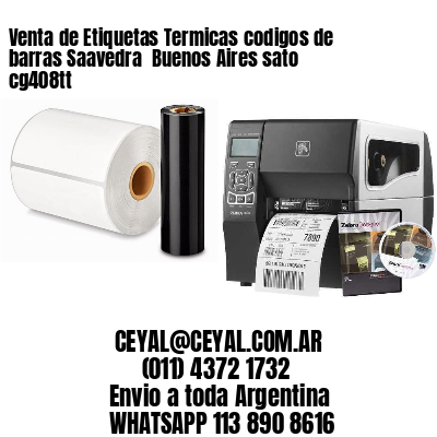 Venta de Etiquetas Termicas codigos de barras Saavedra  Buenos Aires sato cg408tt