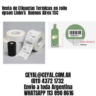 Venta de Etiquetas Termicas en rollo epson Liniers  Buenos Aires TSC
