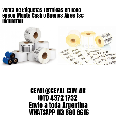 Venta de Etiquetas Termicas en rollo epson Monte Castro Buenos Aires tsc industrial
