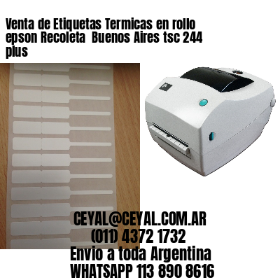 Venta de Etiquetas Termicas en rollo epson Recoleta  Buenos Aires tsc 244 plus