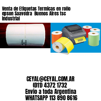 Venta de Etiquetas Termicas en rollo epson Saavedra  Buenos Aires tsc industrial