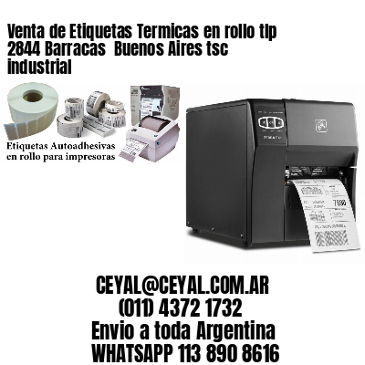 Venta de Etiquetas Termicas en rollo tlp 2844 Barracas  Buenos Aires tsc industrial