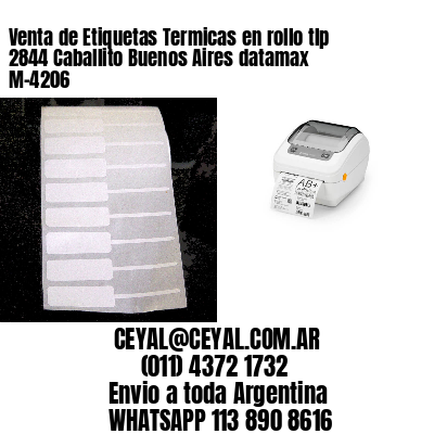 Venta de Etiquetas Termicas en rollo tlp 2844 Caballito Buenos Aires datamax  M-4206