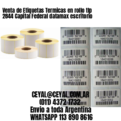 Venta de Etiquetas Termicas en rollo tlp 2844 Capital Federal datamax escritorio
