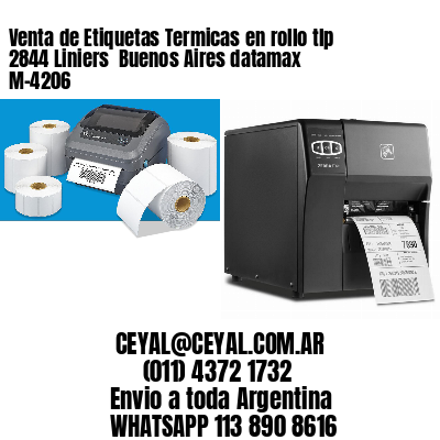 Venta de Etiquetas Termicas en rollo tlp 2844 Liniers  Buenos Aires datamax  M-4206