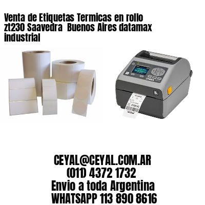 Venta de Etiquetas Termicas en rollo zt230 Saavedra  Buenos Aires datamax industrial