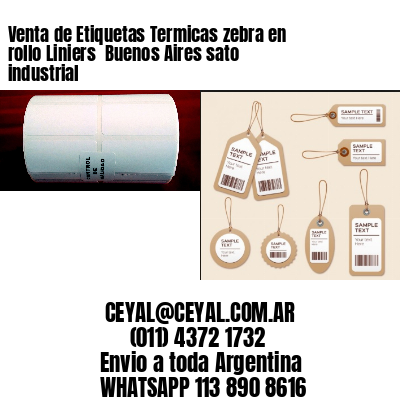 Venta de Etiquetas Termicas zebra en rollo Liniers  Buenos Aires sato industrial