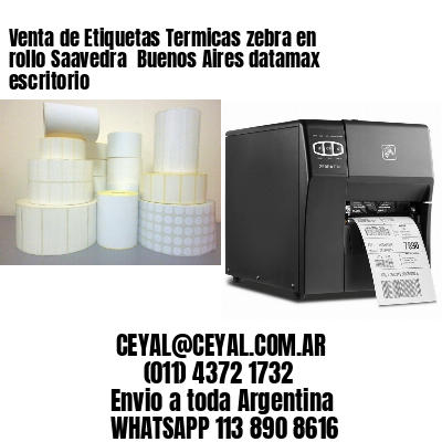 Venta de Etiquetas Termicas zebra en rollo Saavedra  Buenos Aires datamax escritorio