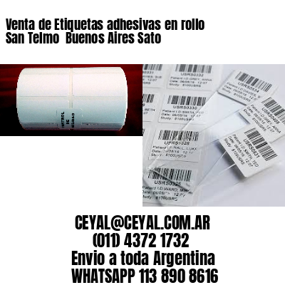 Venta de Etiquetas adhesivas en rollo San Telmo  Buenos Aires Sato
