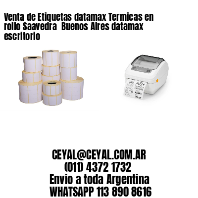 Venta de Etiquetas datamax Termicas en rollo Saavedra  Buenos Aires datamax escritorio