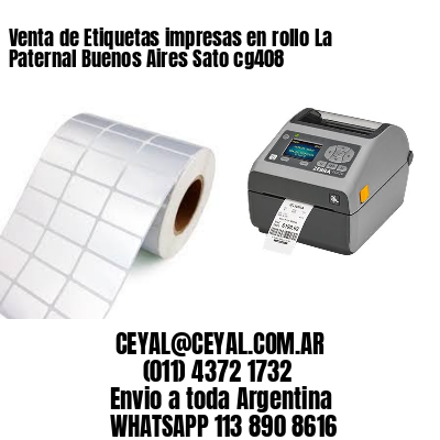 Venta de Etiquetas impresas en rollo La Paternal Buenos Aires Sato cg408