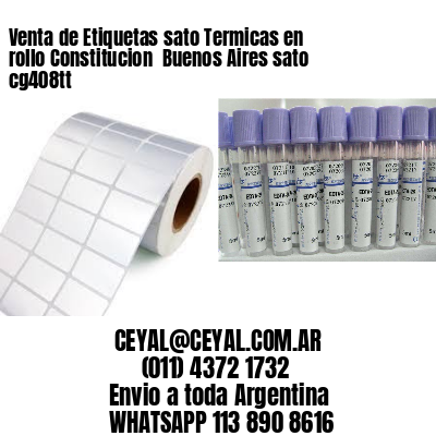 Venta de Etiquetas sato Termicas en rollo Constitucion  Buenos Aires sato cg408tt