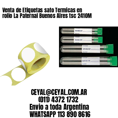 Venta de Etiquetas sato Termicas en rollo La Paternal Buenos Aires tsc 2410M